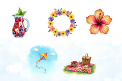 Summertime Clipart Bundle 1 - CraftNest - Digital Crafting and Art