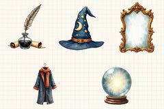 Wizard School Clipart Bundle - CraftNest - Digital Crafting and Art