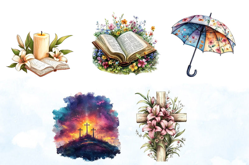 Christian Easter Clipart Bundle 1 - CraftNest - Digital Crafting and Art