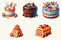 Cake Clipart Bundle - CraftNest - Digital Crafting and Art