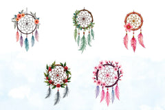 Boho Dreamcatcher Clipart Bundle - CraftNest - Digital Crafting and Art