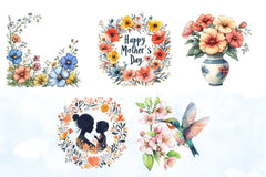 Floral Mother's Day Clipart Bundle 2 - CraftNest - Digital Crafting and Art