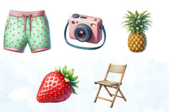 Beach Clipart Bundle - CraftNest - Digital Crafting and Art