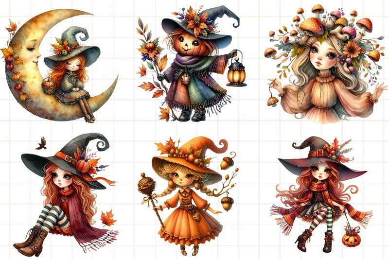 Autumn Doll Clipart Bundle - CraftNest - Digital Crafting and Art