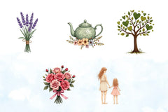 Hand Drawn Mother's Day Clipart Bundle - CraftNest - Digital Crafting and Art