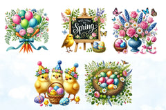 Easter Day Clipart Bundle 2 - CraftNest - Digital Crafting and Art