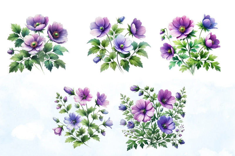Spring Flowers Clipart Bundle 8 - CraftNest - Digital Crafting and Art