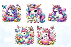 Easter Newborn Unicorn Clipart Bundle - CraftNest - Digital Crafting and Art