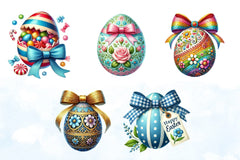 Easter Egg Clipart Bundle 8 - CraftNest - Digital Crafting and Art