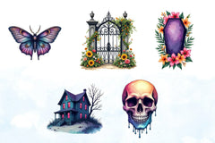 Gothic Summer Clipart Bundle 7 - CraftNest - Digital Crafting and Art
