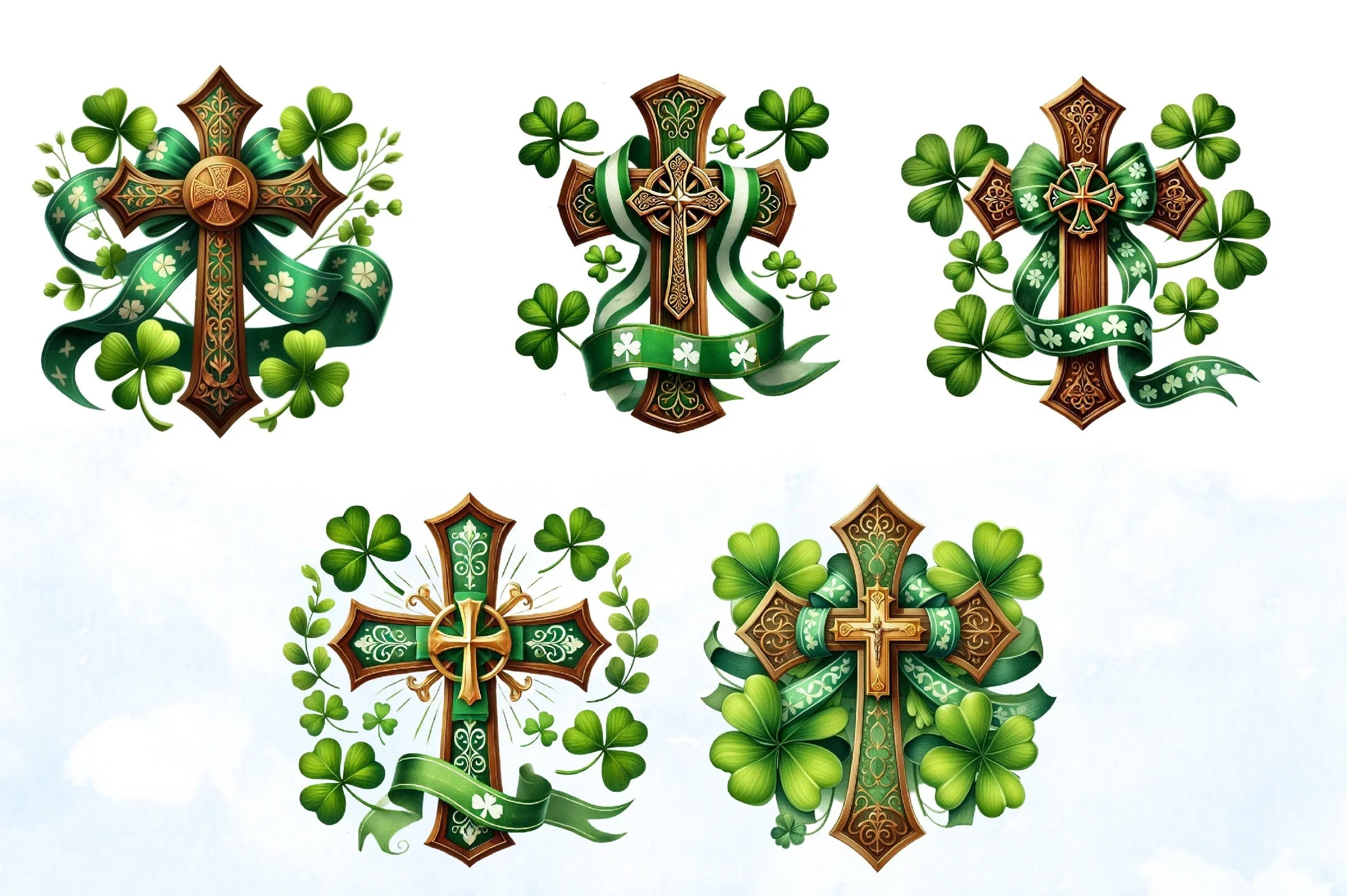 Lucky Crossbow Clipart Bundle - CraftNest - Digital Crafting and Art