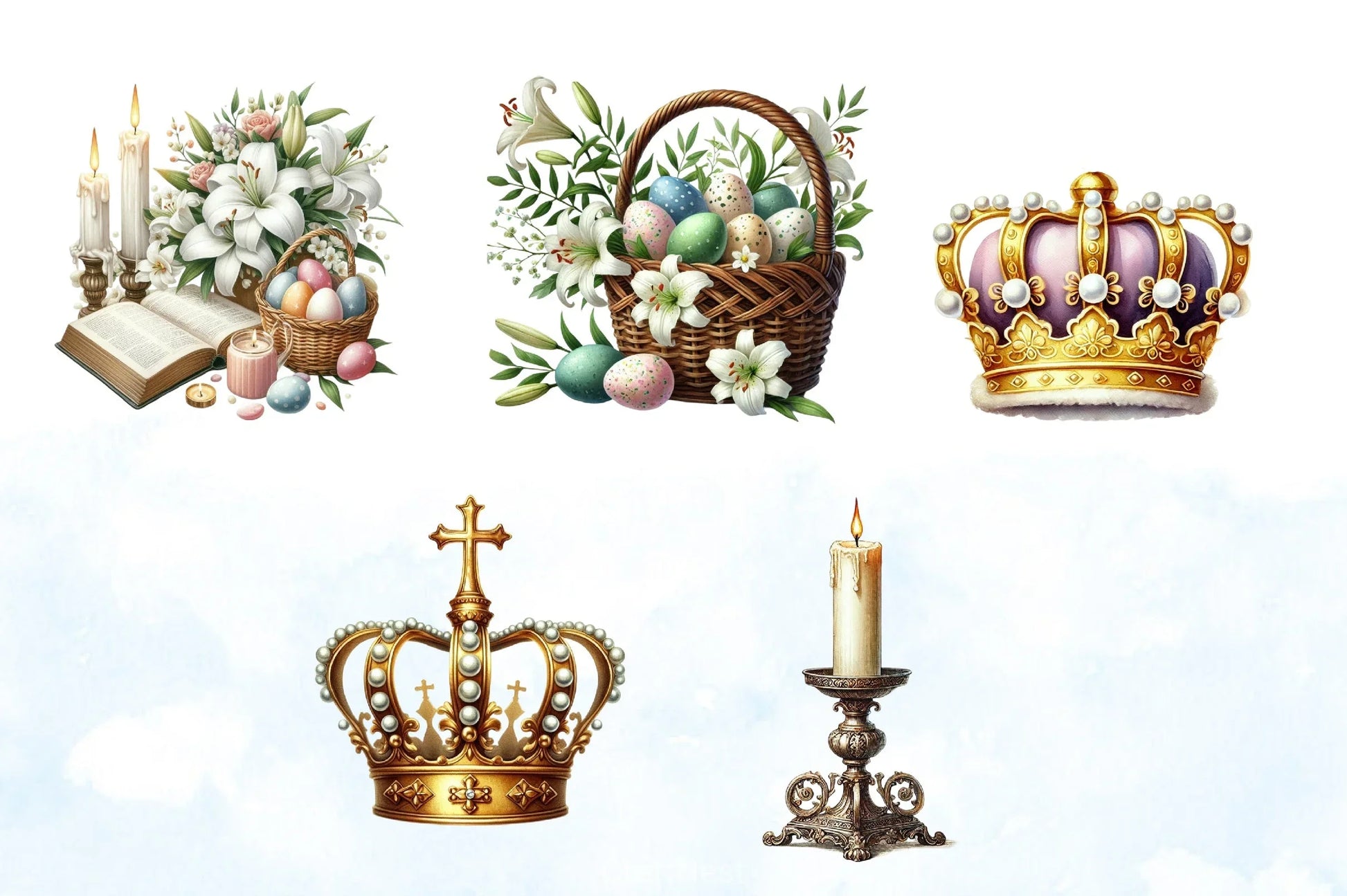 Religious Easter Clipart Bundle 1 - CraftNest - Digital Crafting and Art