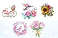 Floral Mother's Day Clipart Bundle 3 - CraftNest - Digital Crafting and Art
