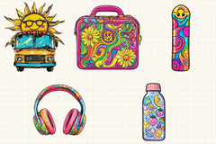 Groovy School Clipart Bundle 5 - CraftNest - Digital Crafting and Art