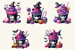 Halloween Coffee Cup Clipart Bundle 10 - CraftNest - Digital Crafting and Art
