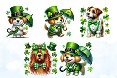 St Patrick's Day Irish Setter Clipart Bundle - CraftNest - Digital Crafting and Art