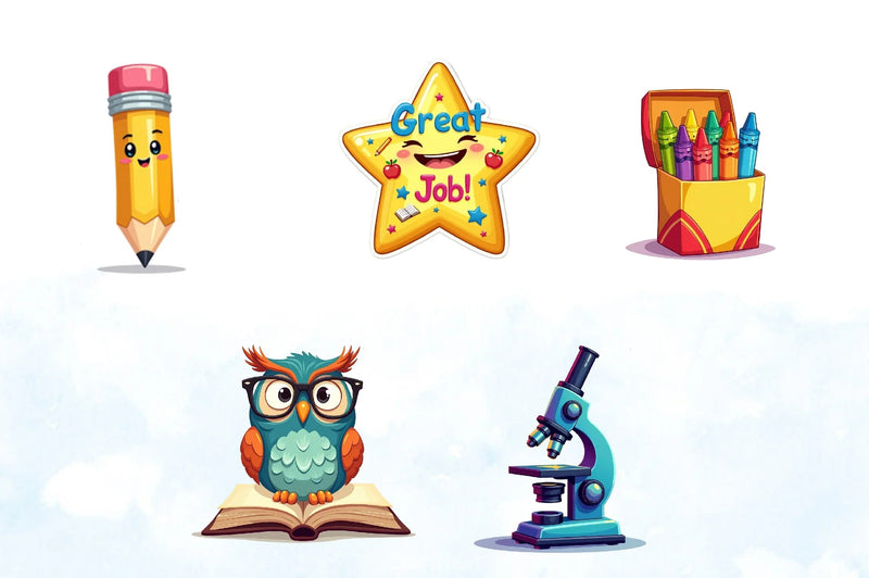 Free Teaching Material Clipart Bundle - CraftNest - Digital Crafting and Art