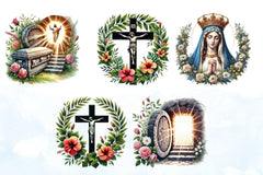 Christian Easter Clipart Bundle 4 - CraftNest - Digital Crafting and Art