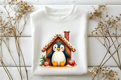 Christmas Penguin Clipart Bundle 1 - CraftNest - Digital Crafting and Art