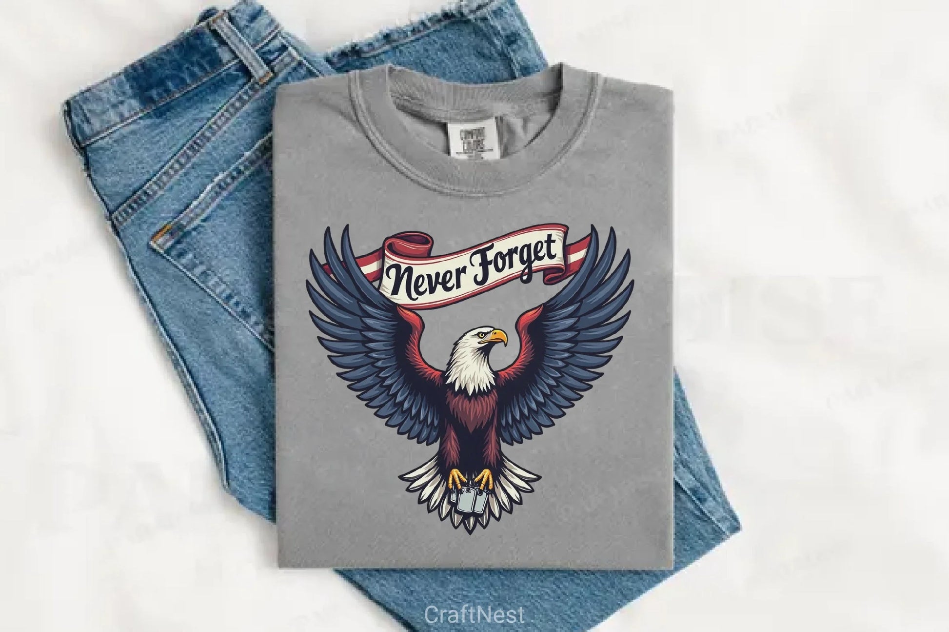 Never Forget Memorial Day Clipart Bundle - CraftNest - Digital Crafting and Art