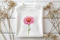 Zinnia Flower Clipart Bundle - CraftNest - Digital Crafting and Art