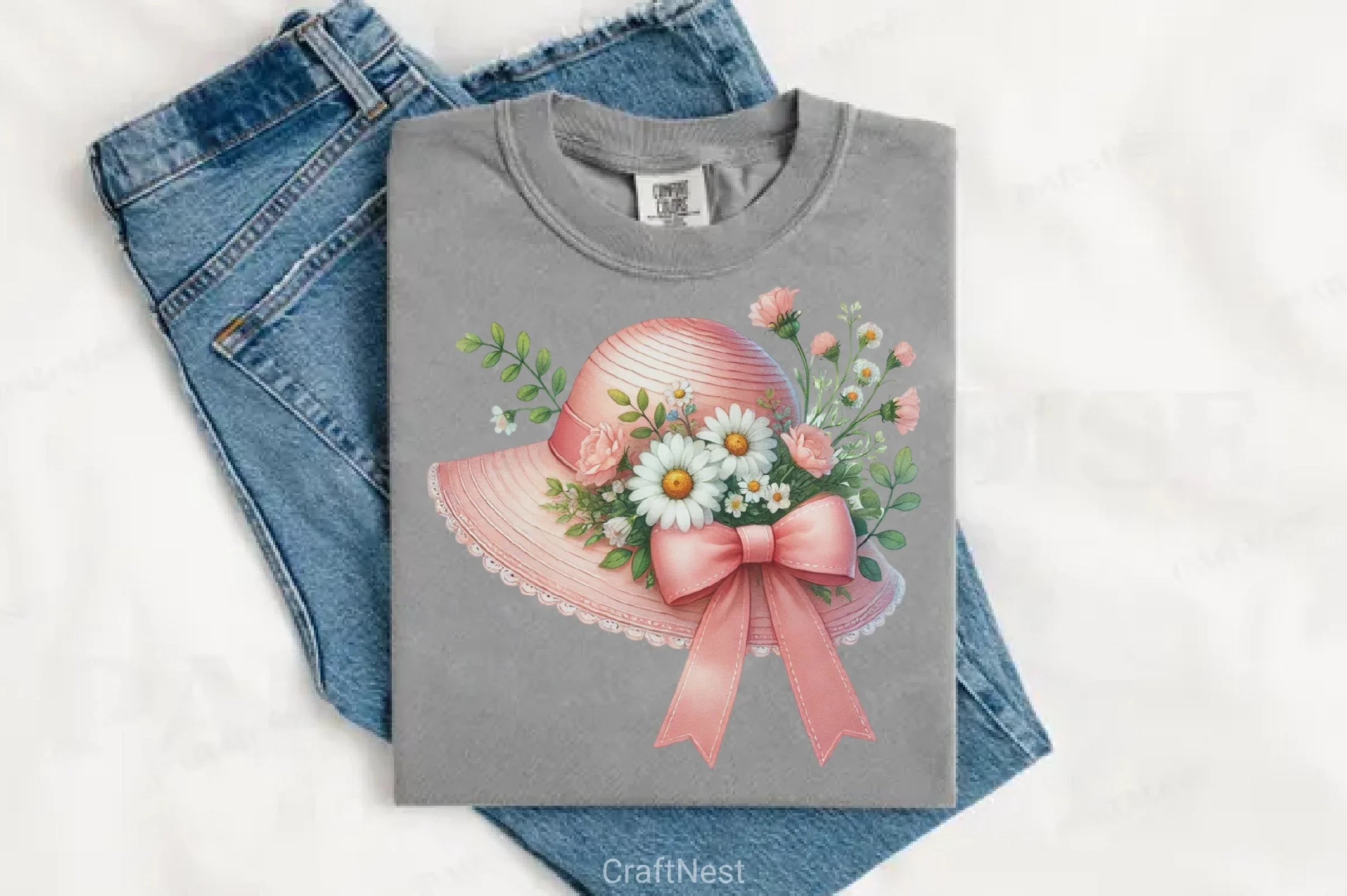 Spring Hat Clipart Bundle - CraftNest - Digital Crafting and Art