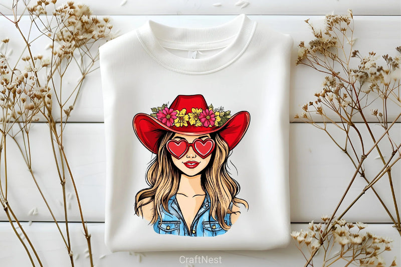 Western Mothers Day Cowgirl Clipart Bundle - CraftNest - Digital Crafting and Art