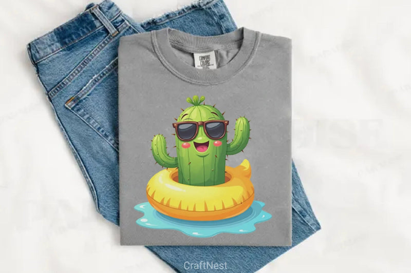 Summer Cactus Clipart Bundle 4 - CraftNest - Digital Crafting and Art