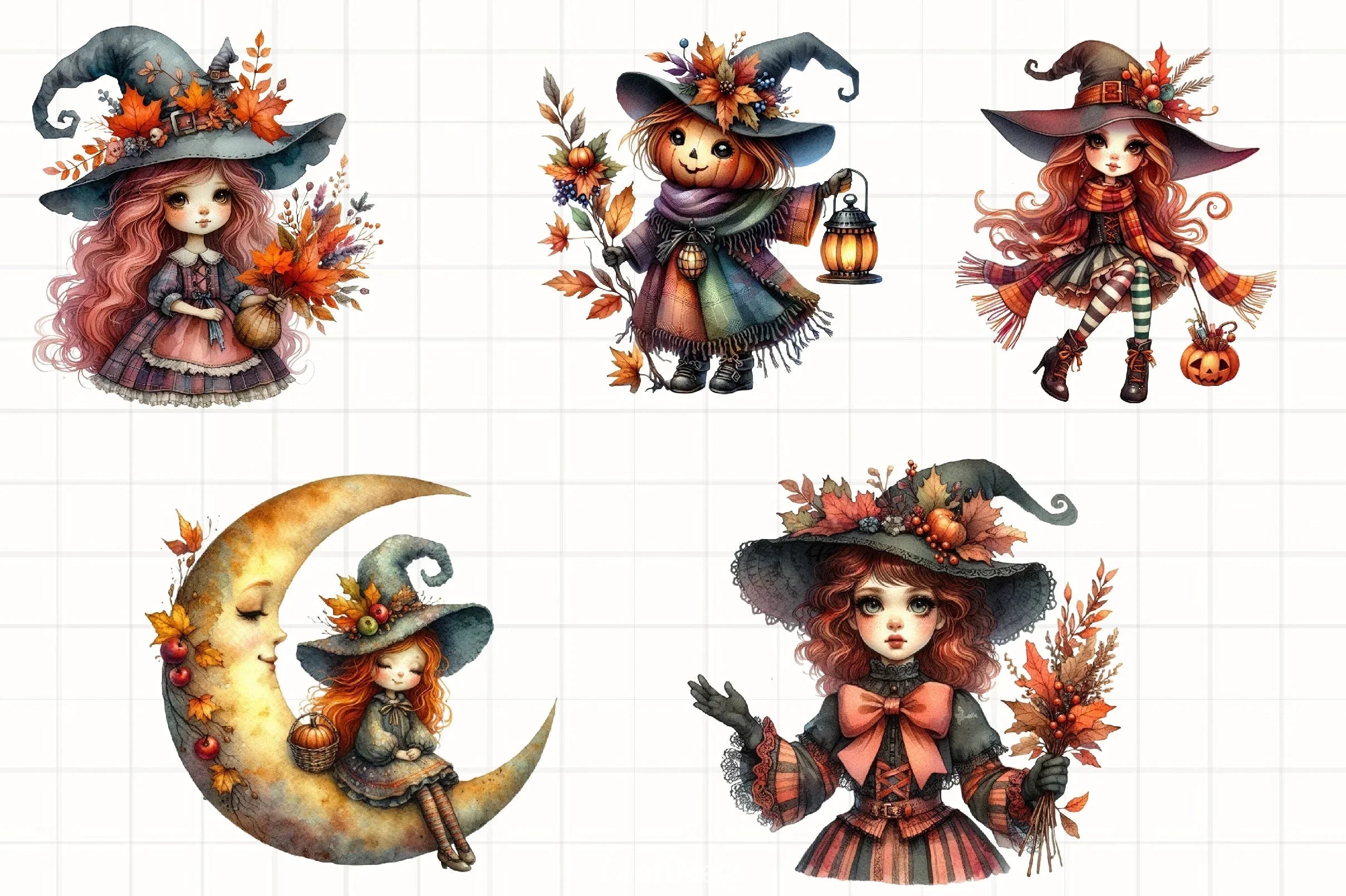Autumn Doll Clipart Bundle - CraftNest - Digital Crafting and Art
