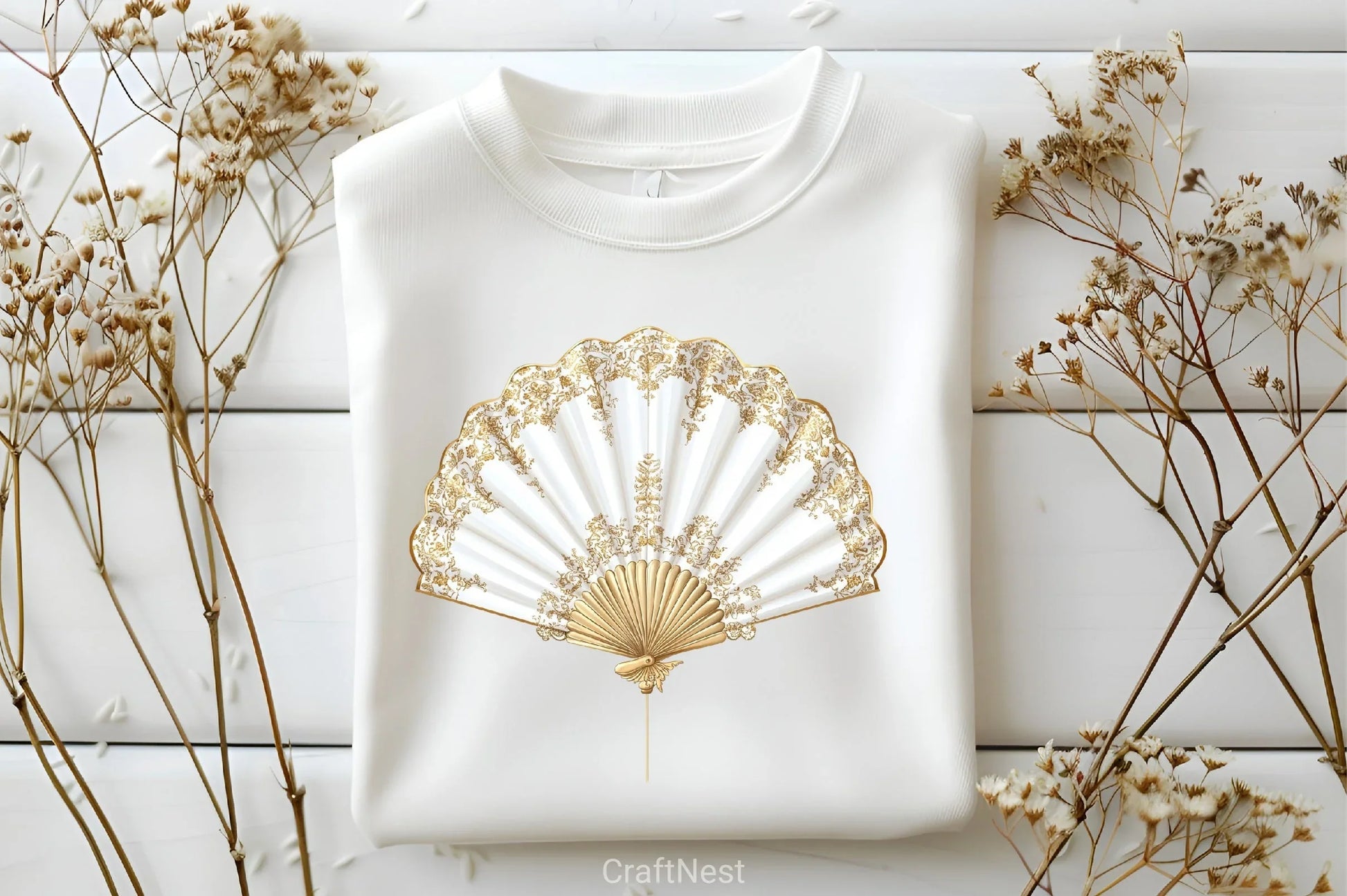 White & Gold Wedding Clipart Bundle - CraftNest - Digital Crafting and Art