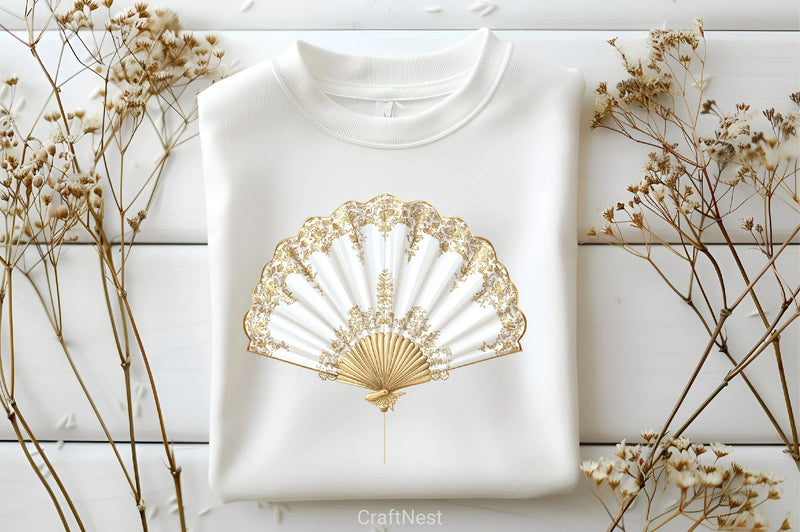 White & Gold Wedding Clipart Bundle - CraftNest - Digital Crafting and Art