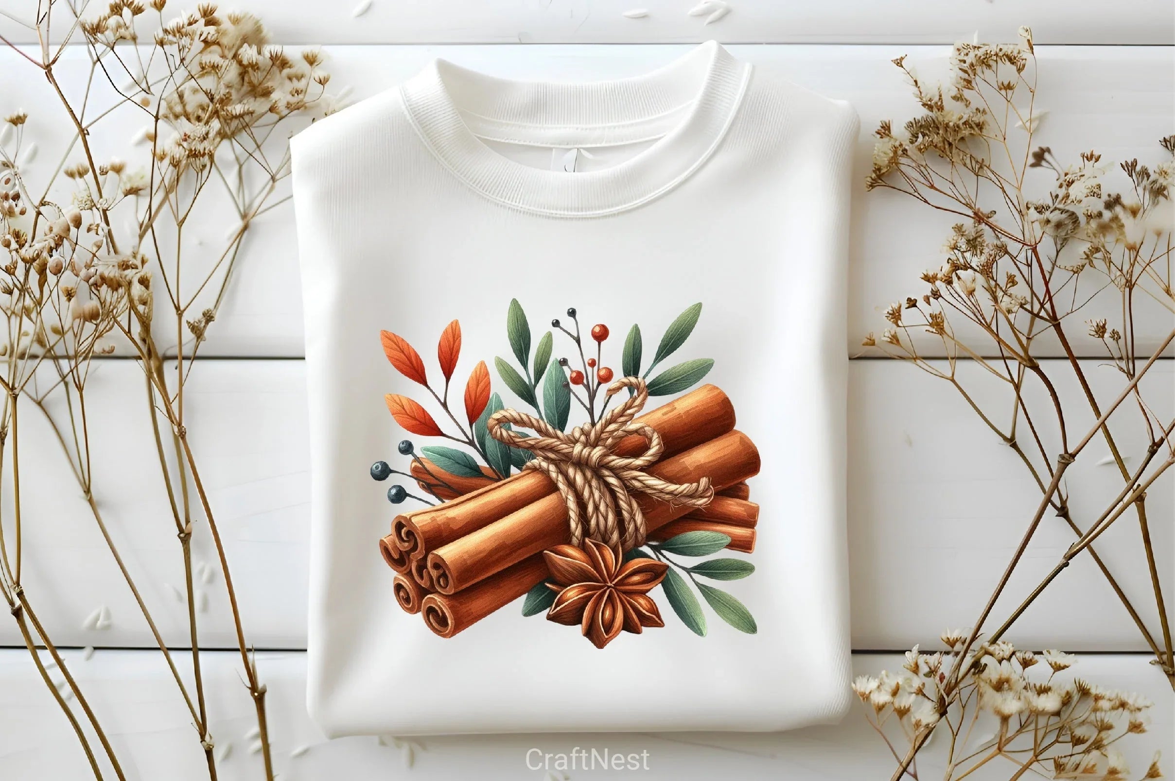 Rustic Cozy Autumn Clipart Bundle 9 - CraftNest - Digital Crafting and Art