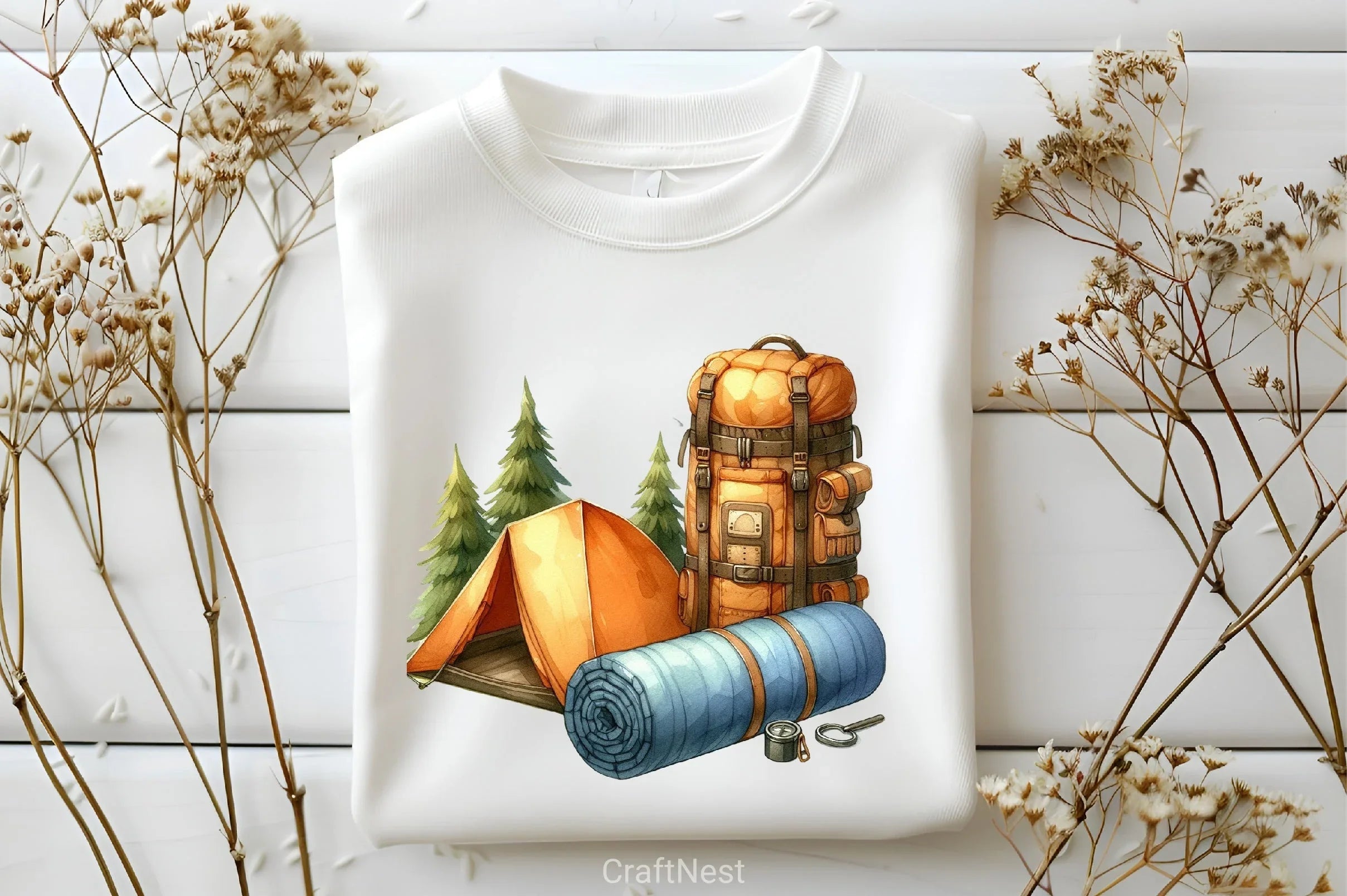 Summer Camping Clipart Bundle 4 - CraftNest - Digital Crafting and Art