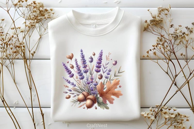 Lavender Fall Clipart Bundle - CraftNest - Digital Crafting and Art