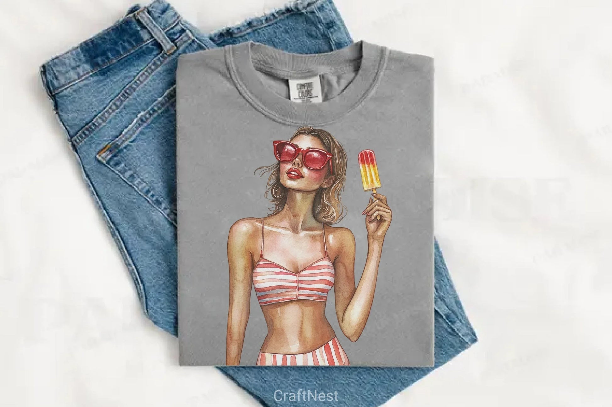 4th of July Girl Clipart Bundle 2 - CraftNest - Digital Crafting and Art