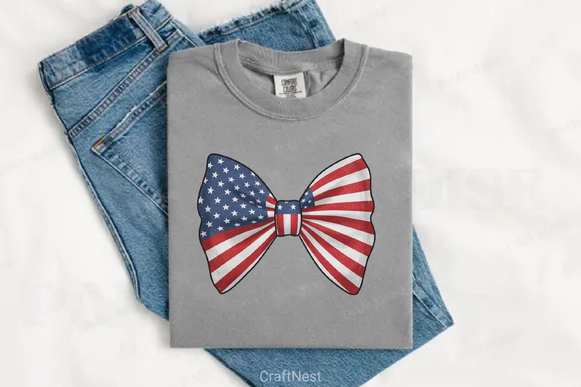 Coquette Bow 4th of July Clipart Bundle - CraftNest - Digital Crafting and Art