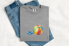 Blue Summer Beach Clipart Bundle - CraftNest - Digital Crafting and Art