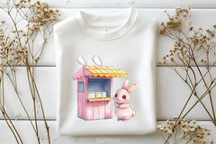 Pastel Summer Circus Clipart Bundle - CraftNest - Digital Crafting and Art