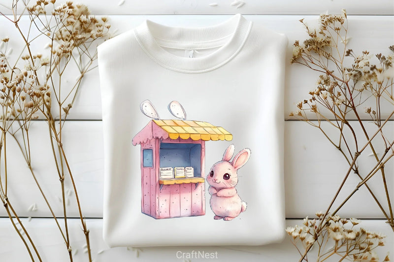 Pastel Summer Circus Clipart Bundle - CraftNest - Digital Crafting and Art