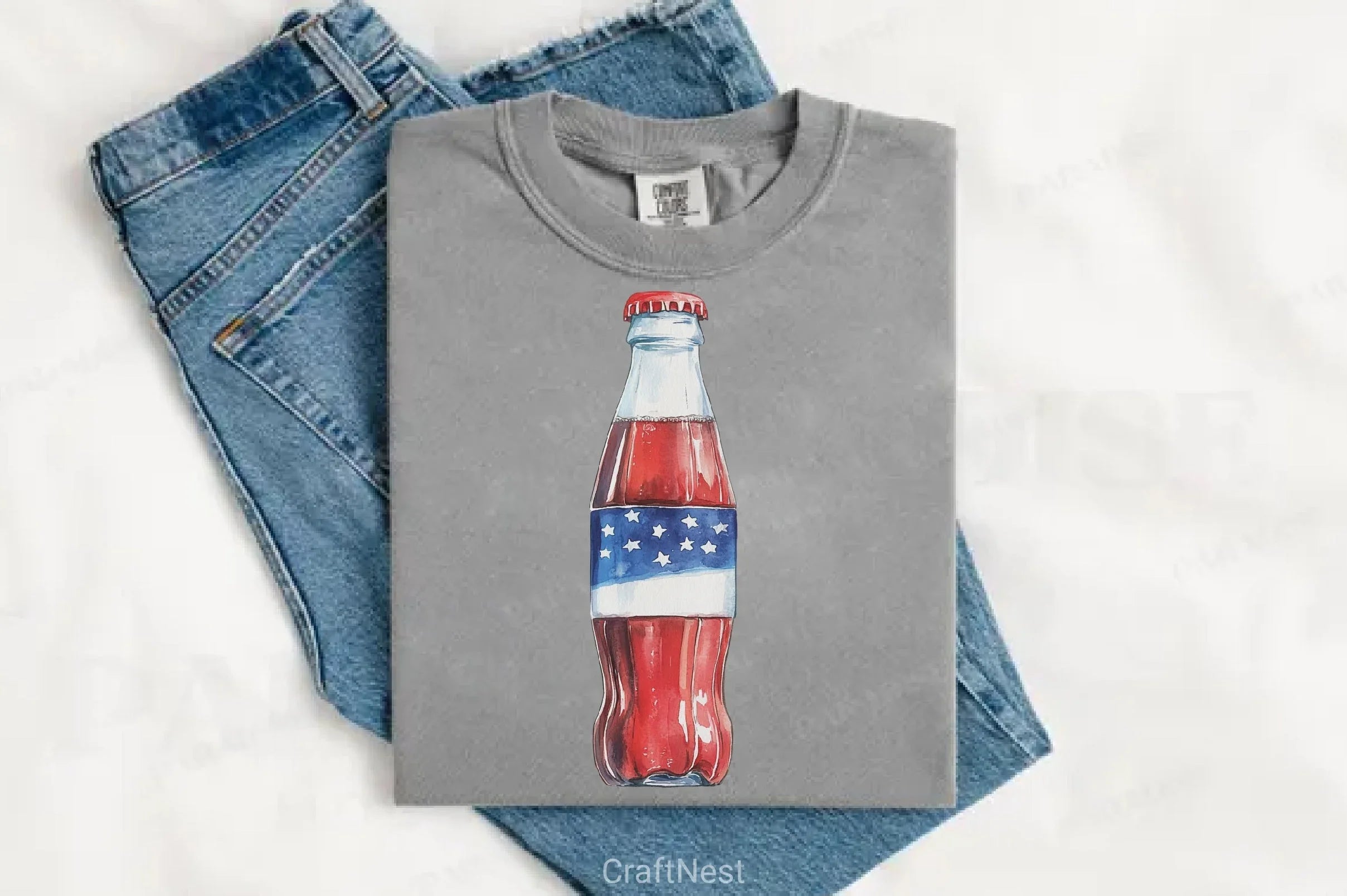 Retro Vintage 4th of July Clipart Bundle - CraftNest - Digital Crafting and Art