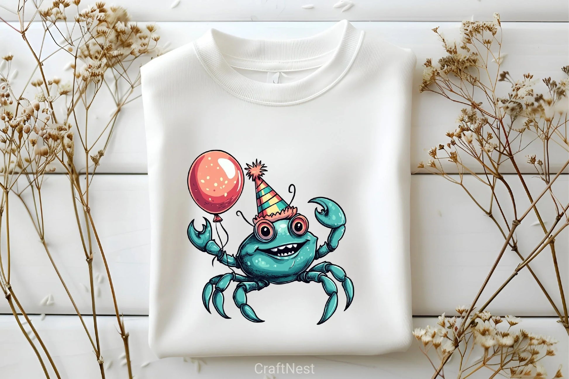 Tropical Turquoise Birthday Clipart Bundle - CraftNest - Digital Crafting and Art