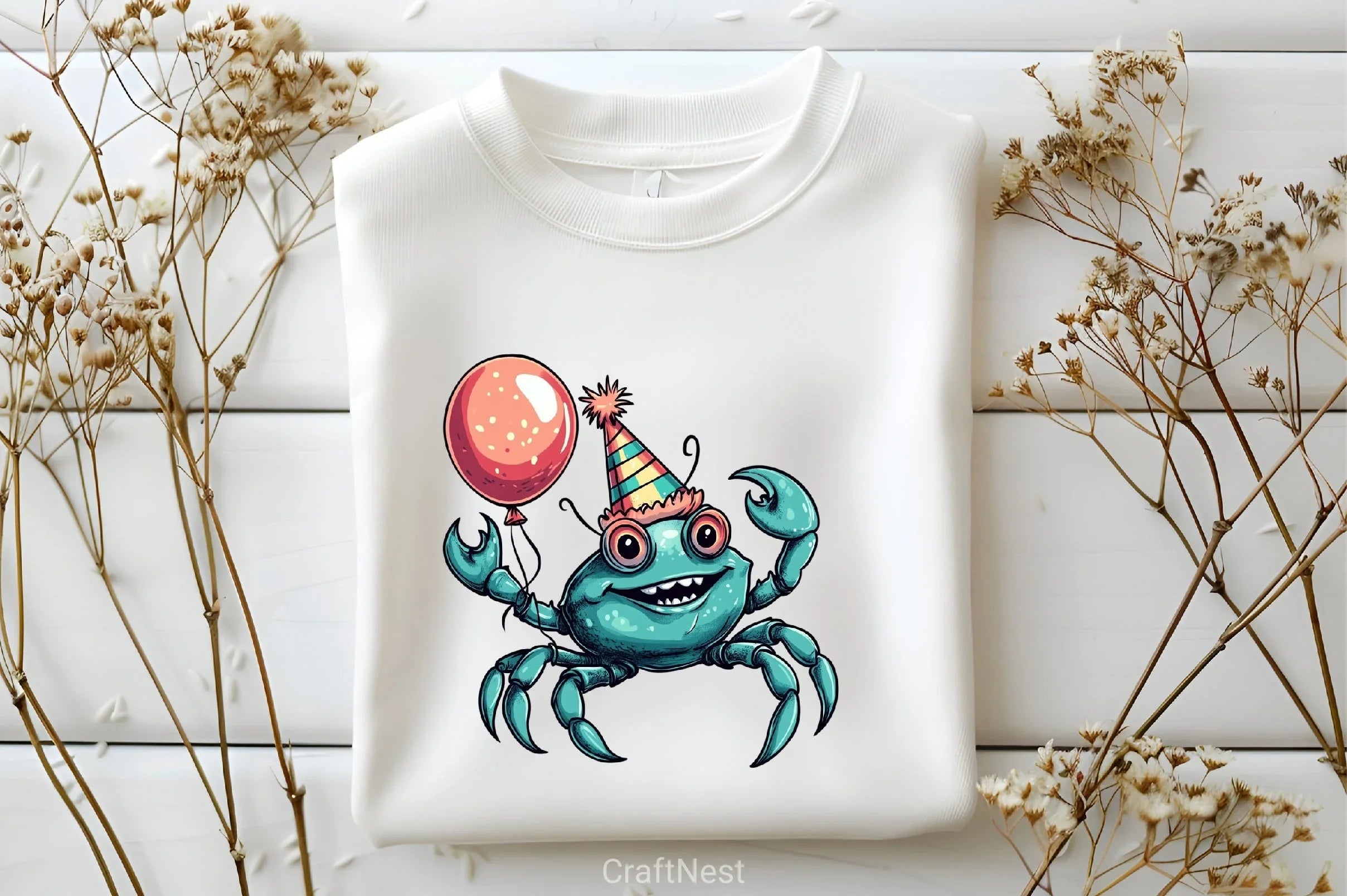 Tropical Turquoise Birthday Clipart Bundle - CraftNest - Digital Crafting and Art