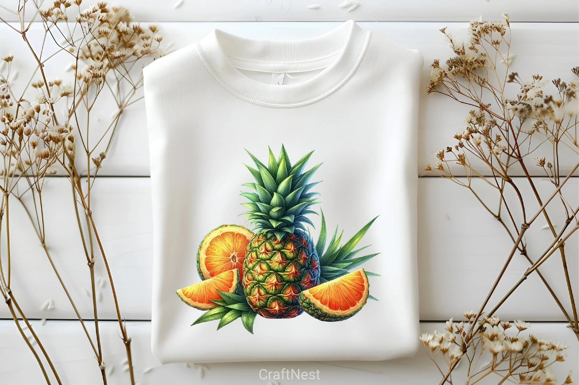 Pineapple Clipart Set 4 - CraftNest - Digital Crafting and Art