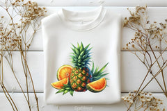 Pineapple Clipart Set 4 - CraftNest - Digital Crafting and Art