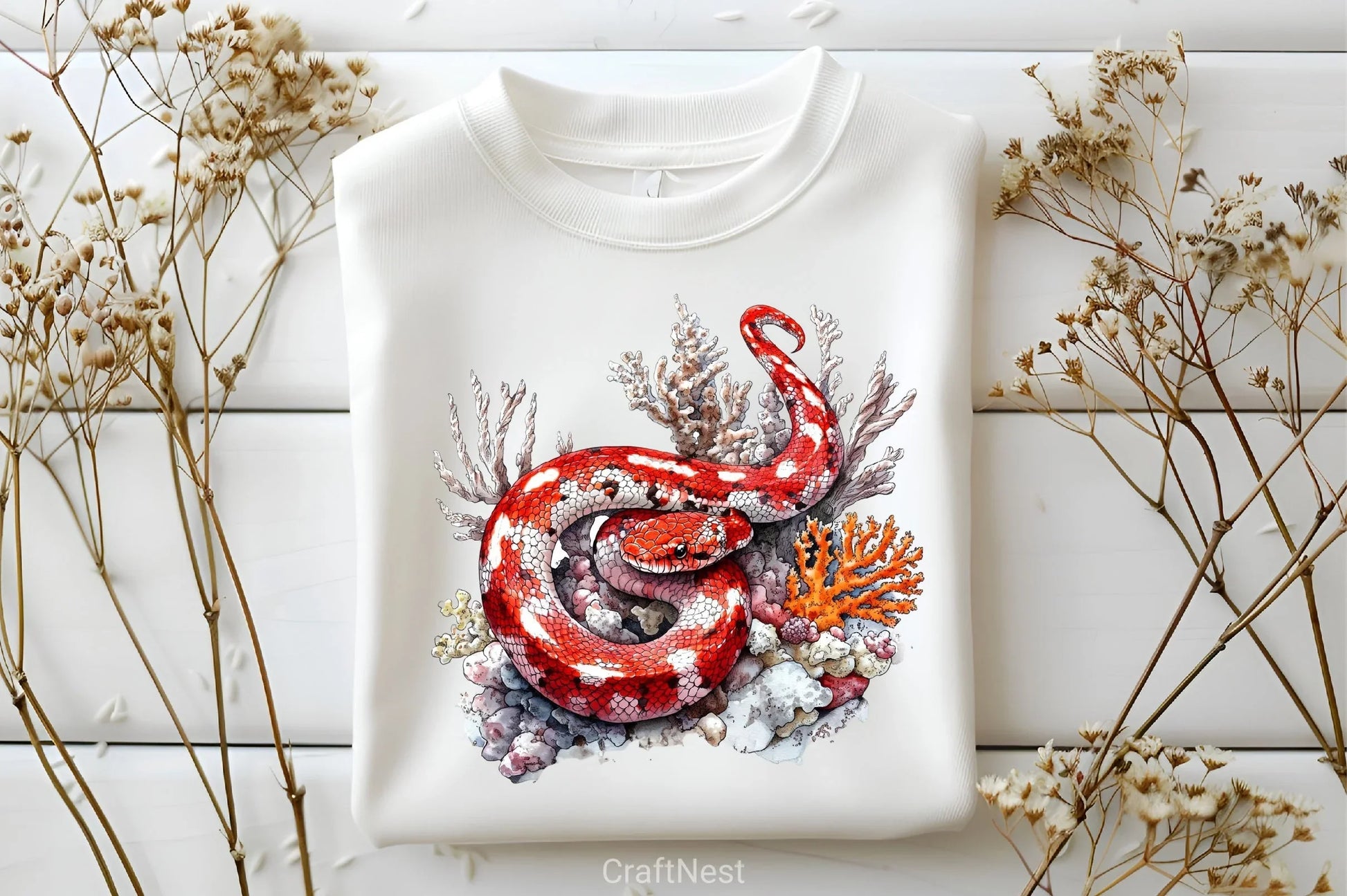 Red Ocean Animals Clipart Bundle 20 - CraftNest - Digital Crafting and Art