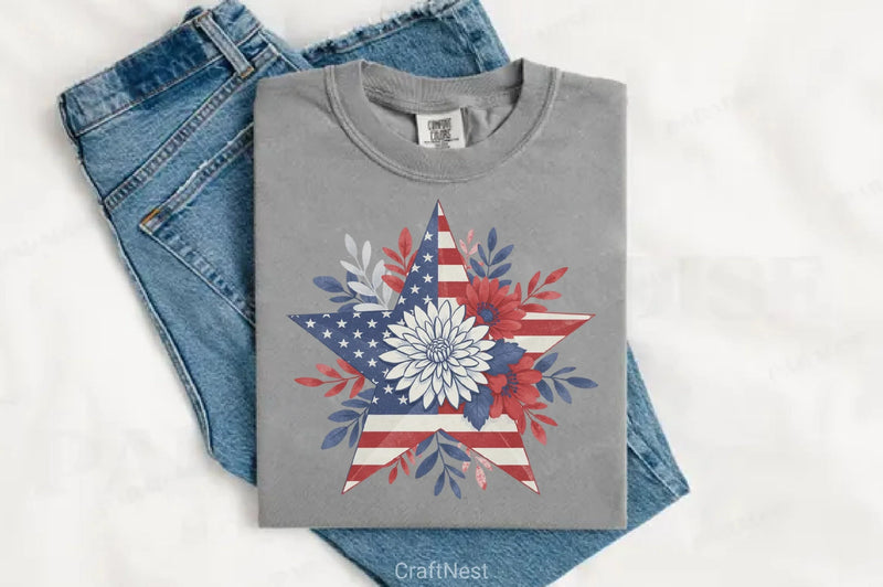 American Patriotic Star Clipart Bundle    2 - CraftNest - Digital Crafting and Art