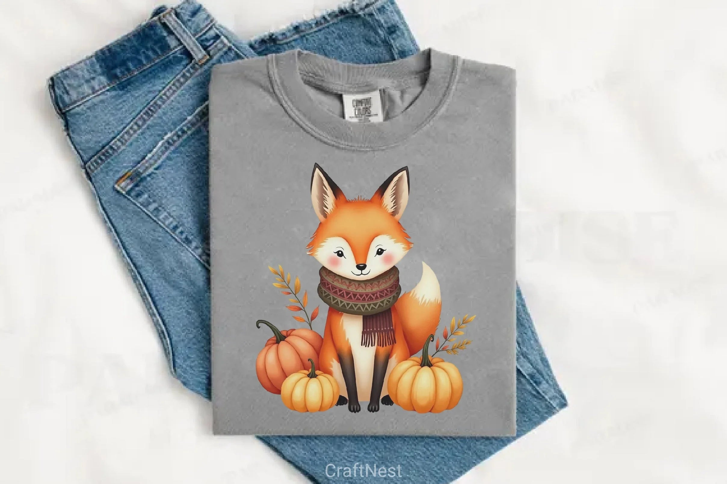 Cozy Fall Animals Clipart Bundle - CraftNest - Digital Crafting and Art