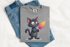 Funny Black Cat Clipart Bundle - CraftNest - Digital Crafting and Art