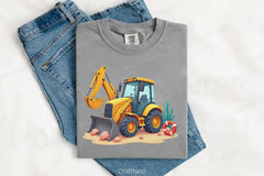 Summer Construction Vehicles Clipart Bundle - CraftNest - Digital Crafting and Art