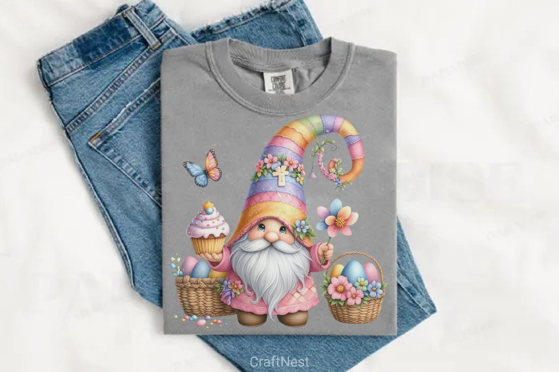 Easter Gnome Clipart Bundle 15 - CraftNest - Digital Crafting and Art